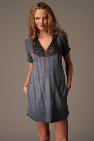We The Free Crochet Sweatshirt Dress