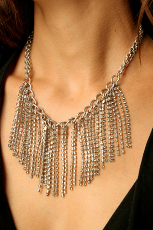 I Wanna Rhinestone Necklace
