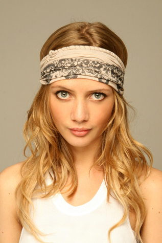 Shirred Madal Lace Headband
