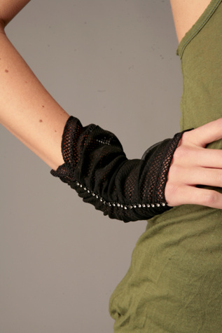 Rhinestone Fishnet Sleeve