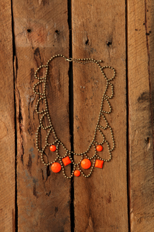 Draped Gem Necklace