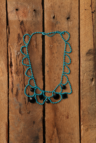 Draped Gem Necklace
