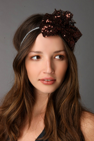 Sequin Bow Headband