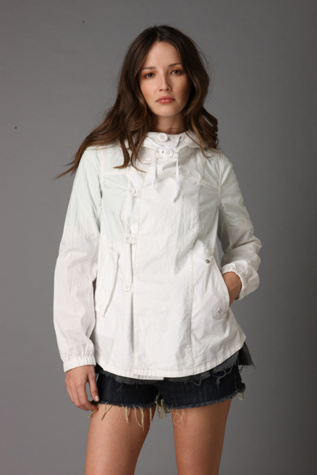 Solid Poplin Aline Jacket