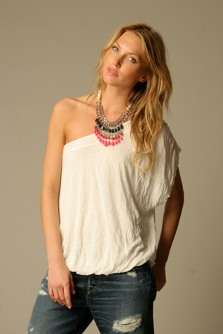Drapey One Shoulder Top