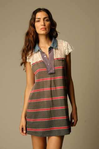 We The Free Lace up Rugby Dress