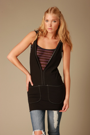 Deep V Pullover Hoodie