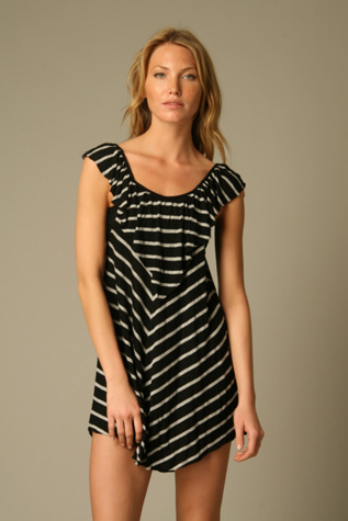 Striped Ruffle Dress