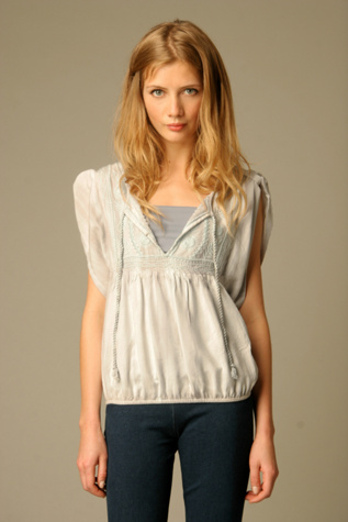 Embroidered Jellaba Blouse