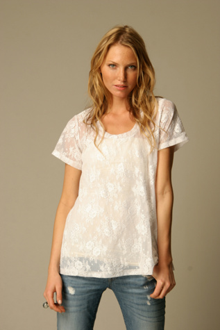 LnA Lace Tee