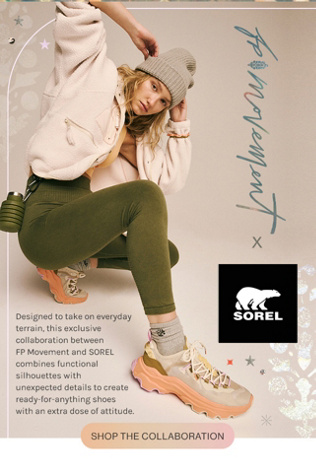 Exclusive: FP Movement x SOREL - Free People