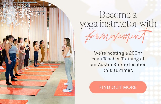 Becomea yoga instructor with 7 " We're hosting a 200hr T J Yoga Teacher Training at our Austin Studio location this summer. 