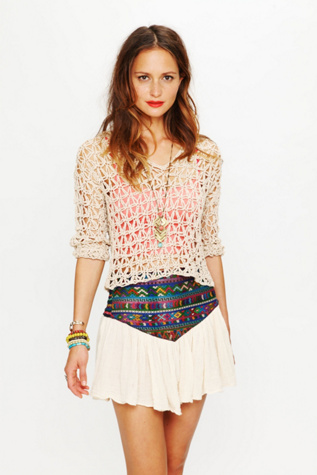 Guipil Asteria Mini Skirt