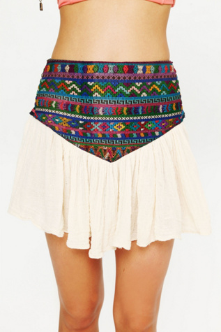 Guipil Asteria Mini Skirt