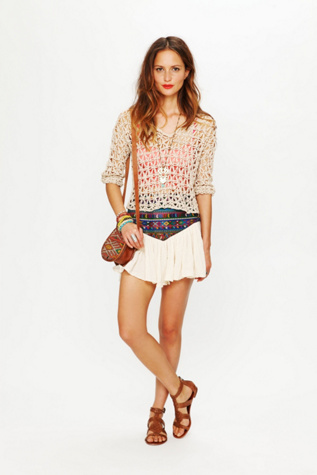 Guipil Asteria Mini Skirt