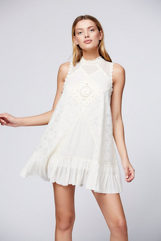 free people lace white dress