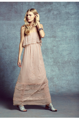 free people maddie denim midi skirt