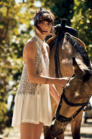 Free People - Cross My Heart In Lace Tunic 