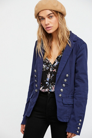 Free People - Structured Washed Blazer