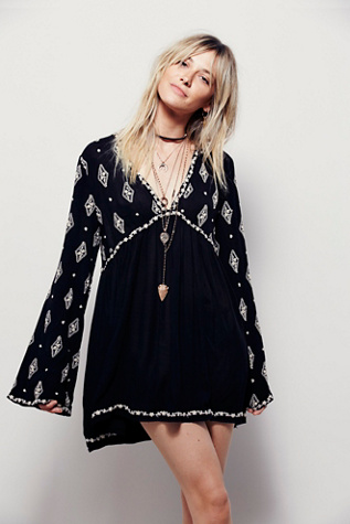 Free People - Diamond Embroidered Top