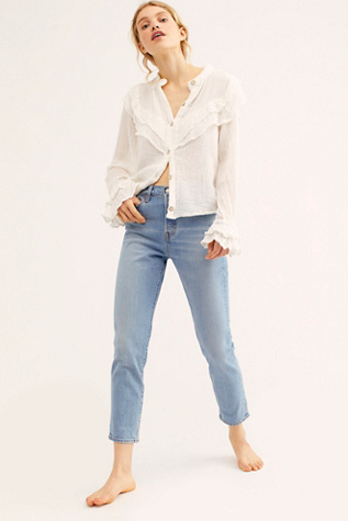 Levi's Wedgie Icon High-rise Jeans In Bright Side