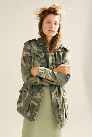 Not Your Brother s Surplus Jacket by Free People Canary Rook