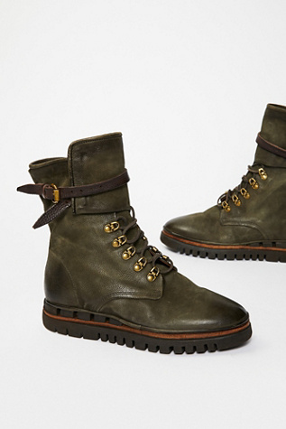 Dark Coastal Lace-Up Boot by A.S. 98