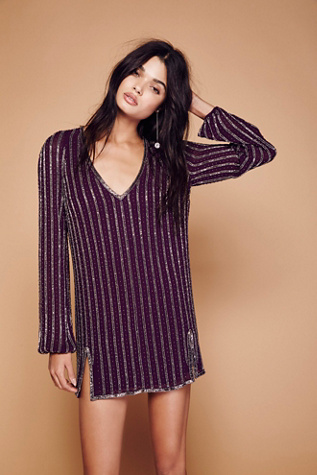 Free People - Black Magic Mini Dress