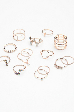 Free People - Riri Mega Ring Set 