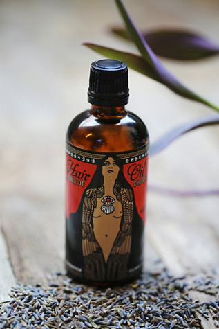 Lavender + Clary Sage Hair Oil by Lulu Organics