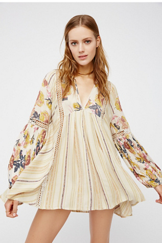 Free People - Just The Two Of Us Mixed Printed Tunic