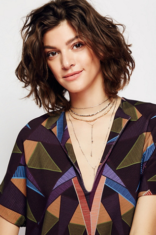 Free People - Secret Gardens Metallic Bolo