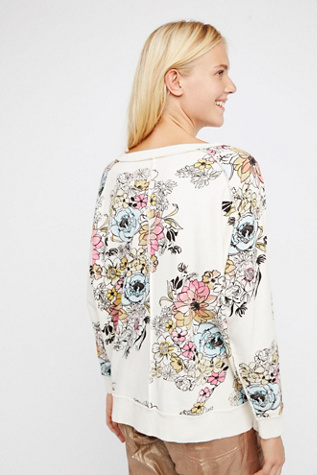 Free People - Go On Get Floral Pullover