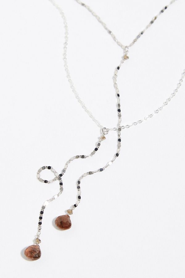 Winnie Raw Stone Delicate Bolo Necklace | Free People UK