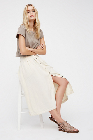 Free People - Sunday Stroll Midi Skirt
