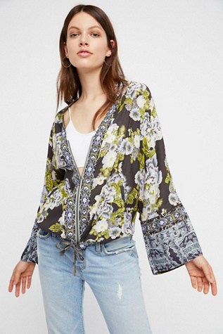 Free People - Wildflower Printed Kimono