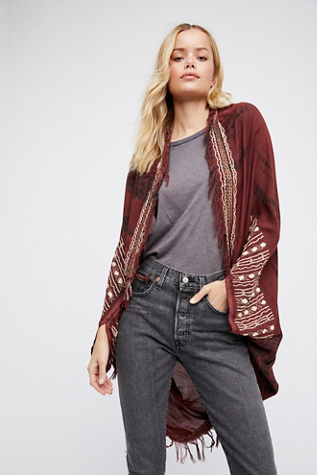 Free People - La Playa Fringe Kimono