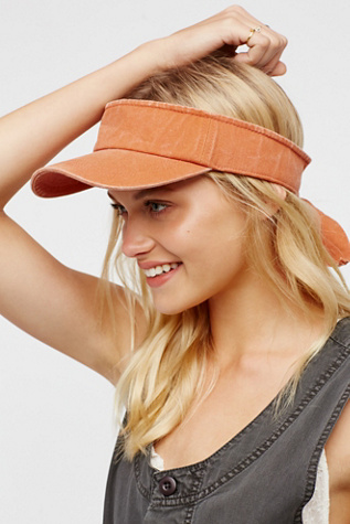 Free People - Ventura Washed Tie Back Visor