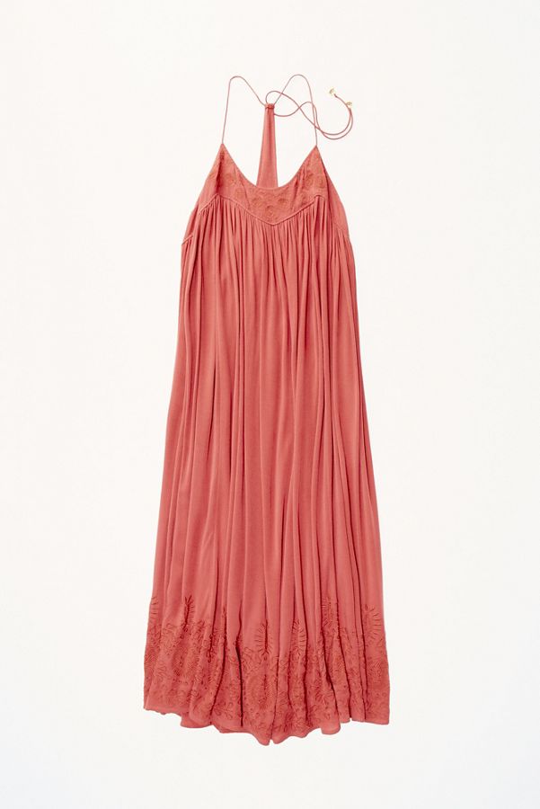 miles away printed maxi slip