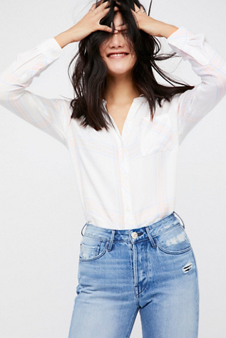 Sherbert Plaid Buttondown by Rails