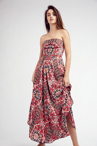 Free People - Erinâ€™S Printed Maxi Dress