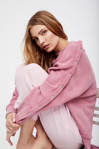 Free People - Snap Up Shoulder Pullover