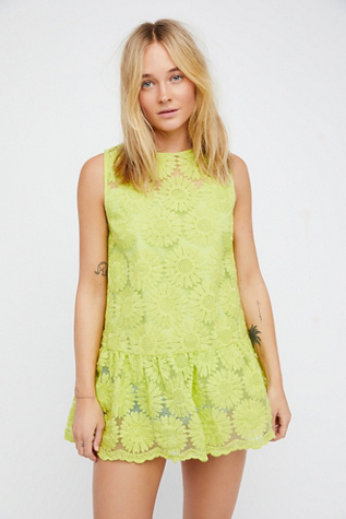 Free People - Sunflowers Mini Dress