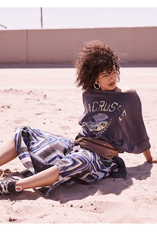 Free People - Miranda Angular Printed Pull-On Pants