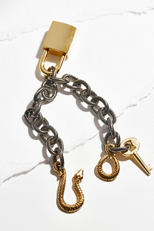 Shoshanna Lee Jewelry - Snake Lock Chain Bracelet 