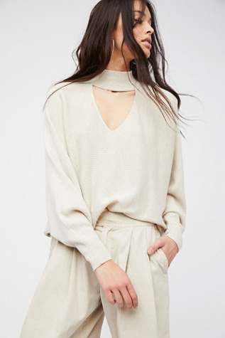 Free People - Key To Heart Cashmere Sweater
