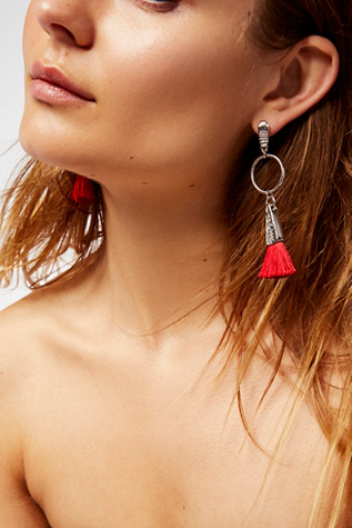 Free People - Hand To Hold Tassel Earrings