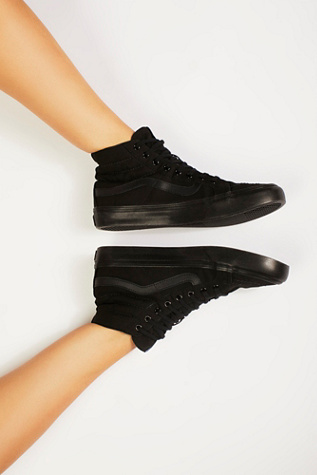 Vans - Sk8 Slim Glitter High Top Sneakers