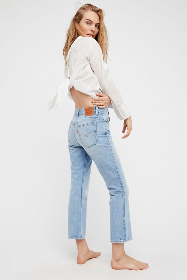 womens levi cropped jeans