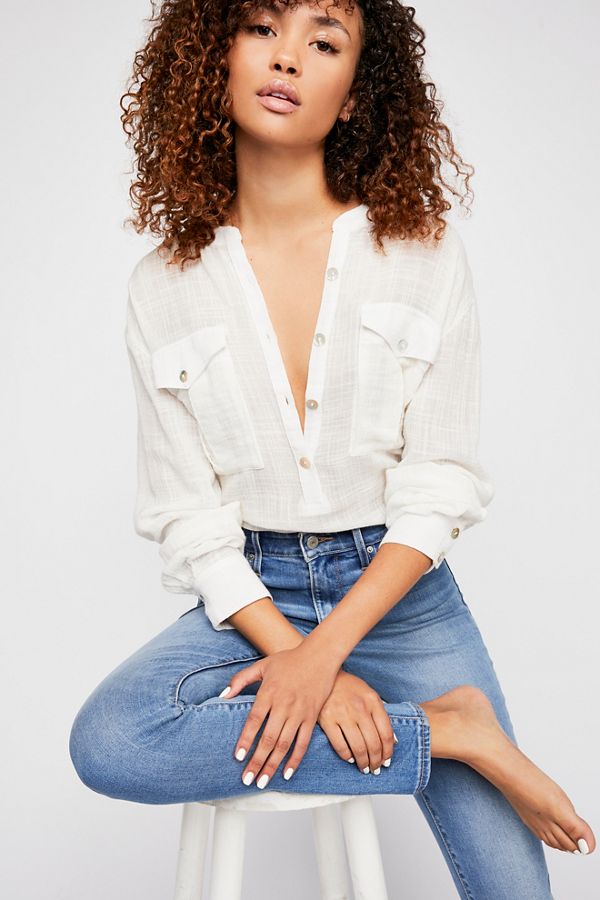 levi's 721 high rise white